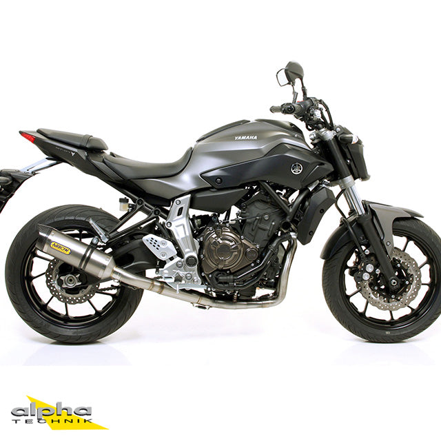 TŁUMIK ARROW THUNDER DO YAMAHA MT07 / TRACER 700 2014-2020, TYTAN (TYLKO Z KOLEKTOREM ARROW)