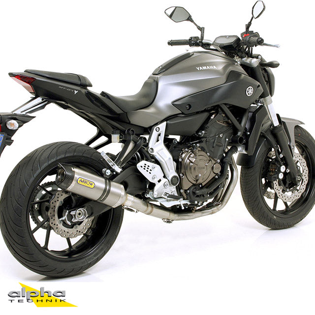 TŁUMIK ARROW THUNDER DO YAMAHA MT07 / TRACER 700 2014-2020, TYTAN (TYLKO Z KOLEKTOREM ARROW)