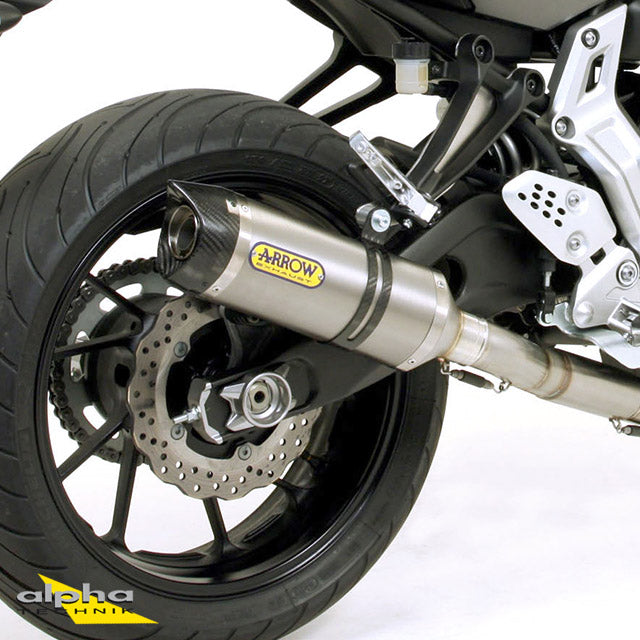 TŁUMIK ARROW THUNDER DO YAMAHA MT07 / TRACER 700 2014-2020, TYTAN (TYLKO Z KOLEKTOREM ARROW)