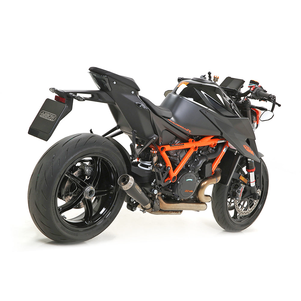 WYDECH ARROW DARK PRO-RACE DO KTM 1290 SUPER DUKE R 2020-, STAL NIERDZEWNA CZARNA