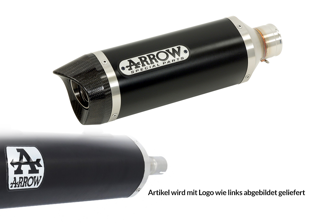 TŁUMIK ARROW DARK THUNDER ALUMINIUM Z KOŃCÓWKĄ Z WĘGLA DO YAMAHA MT-07 2021-