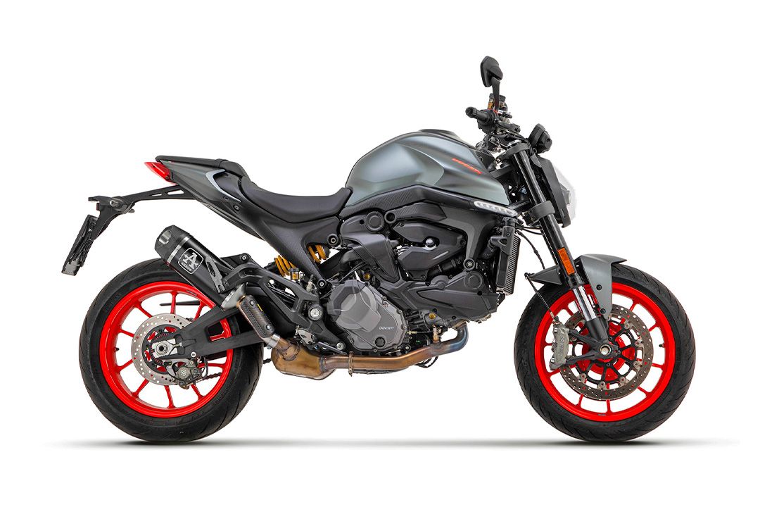 WYDECH ARROW INDY RACE DARK ALUMINUM DO DUCATI MONSTER / MONSTER+ OD ROKU MODELOWEGO 2021-