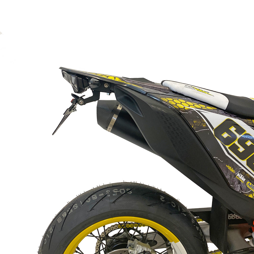 TŁUMIK ARROW RACE-TECH DO KTM 690 SMC R / ENDURO R OD 2019 I OD 2021- WYKONANY Z ALUMINIUM, CZARNY