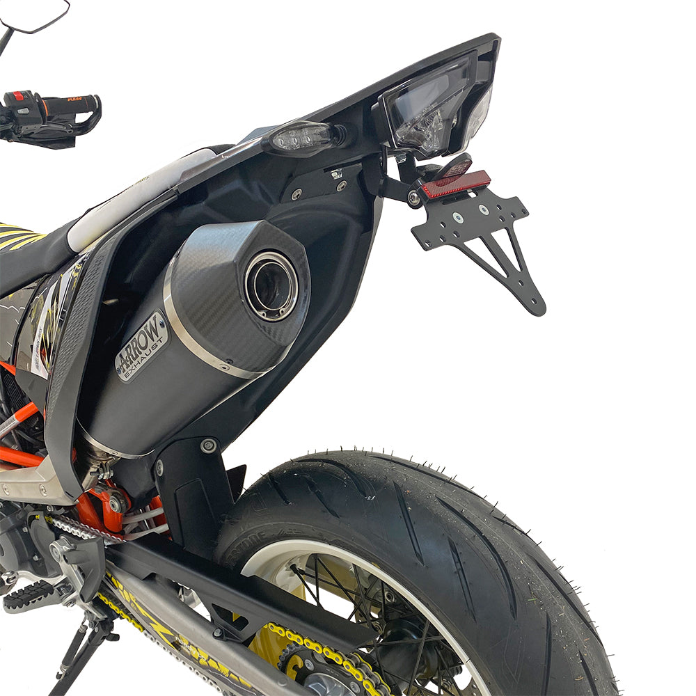 TŁUMIK ARROW RACE-TECH DO KTM 690 SMC R / ENDURO R OD 2019 I OD 2021- WYKONANY Z ALUMINIUM, CZARNY