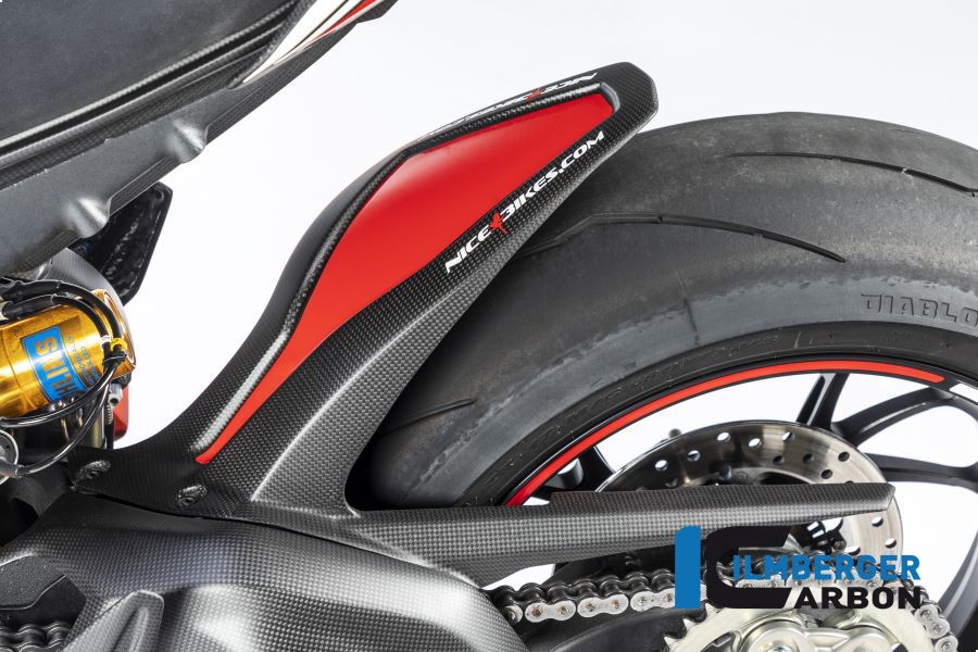 ILMBERGER CARBON KOTFLÜGEL HINTEN MATT FÜR DUCATI PANIGALE V4 / V4S AB 2018