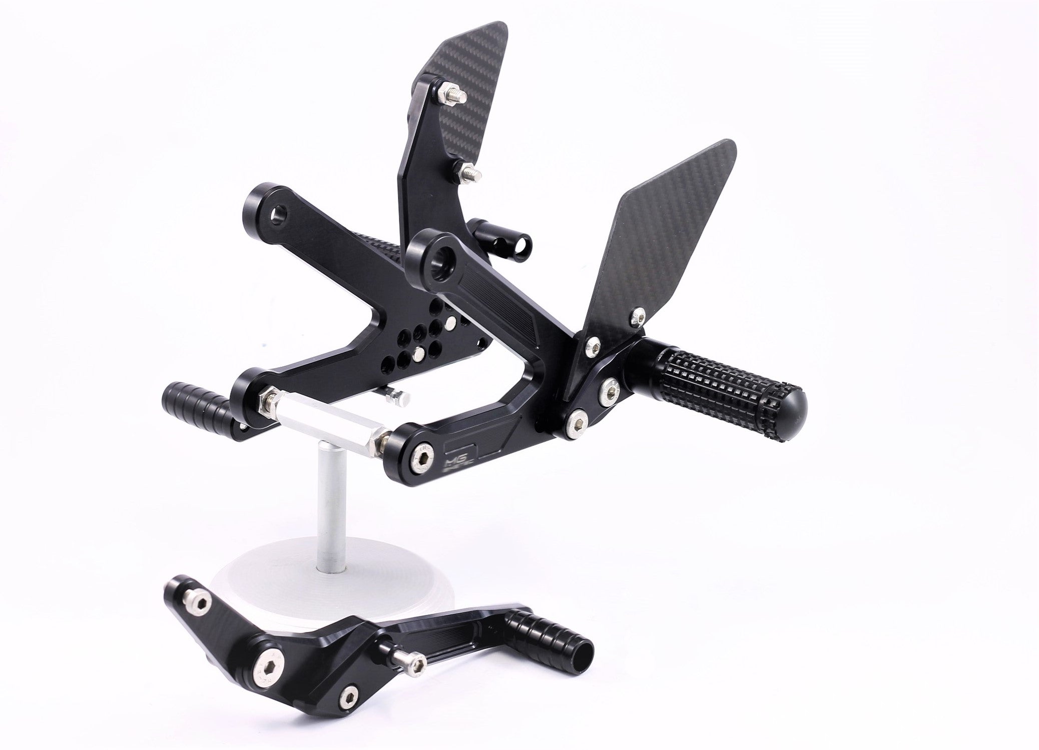 MG Biketec Fußrastenanlage mit ABE für Yamaha YZF R1 RN32 2015 - 2016