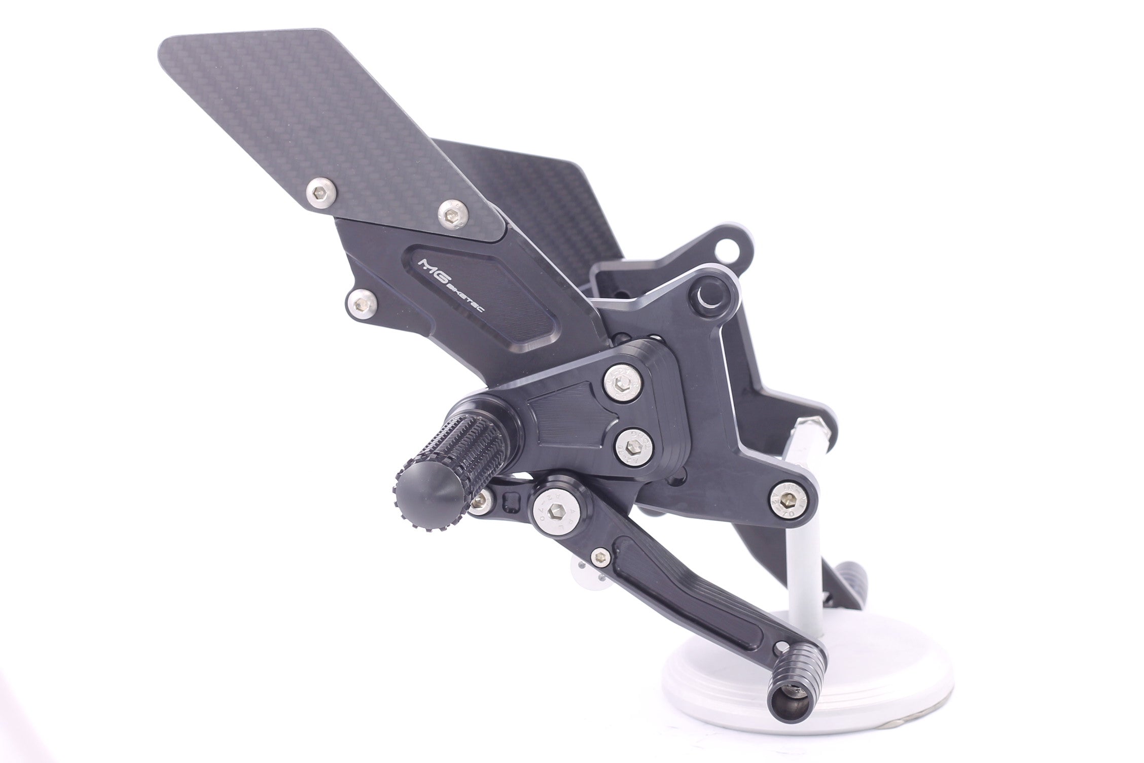 MG Biketec Fußrastenanlage mit ABE, gültig in D - A - CH für KTM 1290 Superduke 2014 - 2016