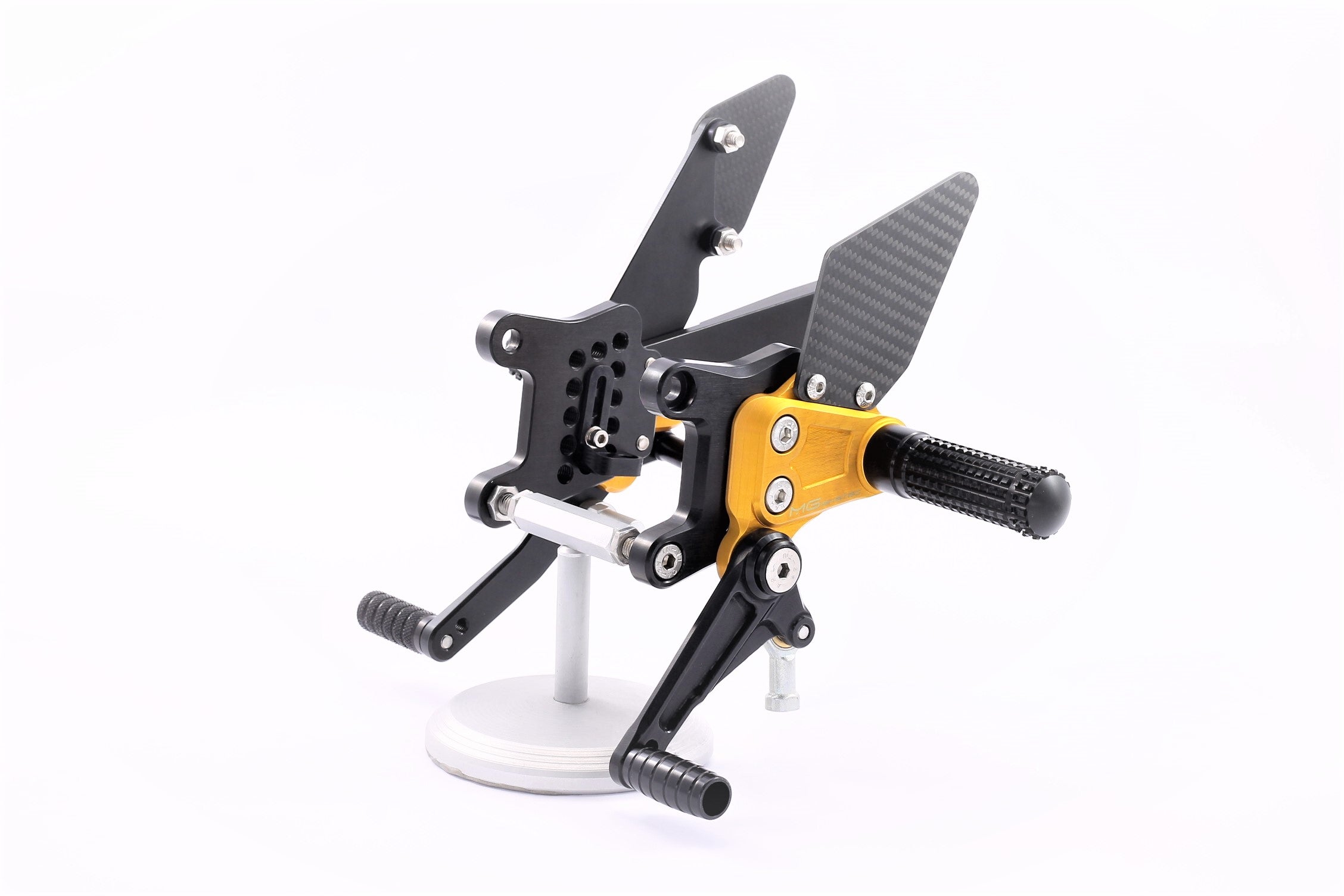 MG Biketec Fußrastenanlage mit ABE für Aprilia RSV4 2017 - 2018 & Tuono 2017 - 2020