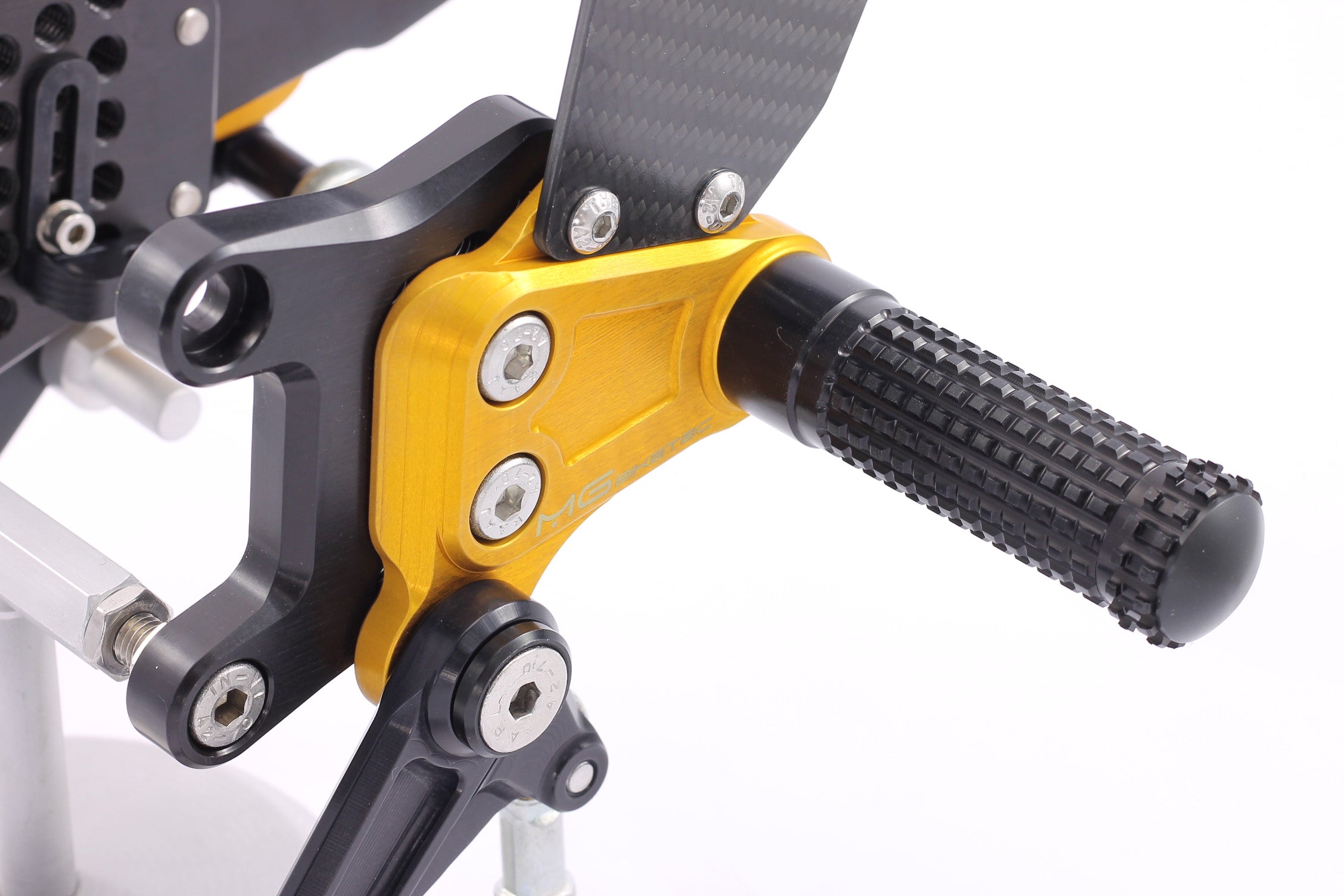 MG Biketec Fußrastenanlage mit ABE für Aprilia RSV4 2017 - 2018 & Tuono 2017 - 2020