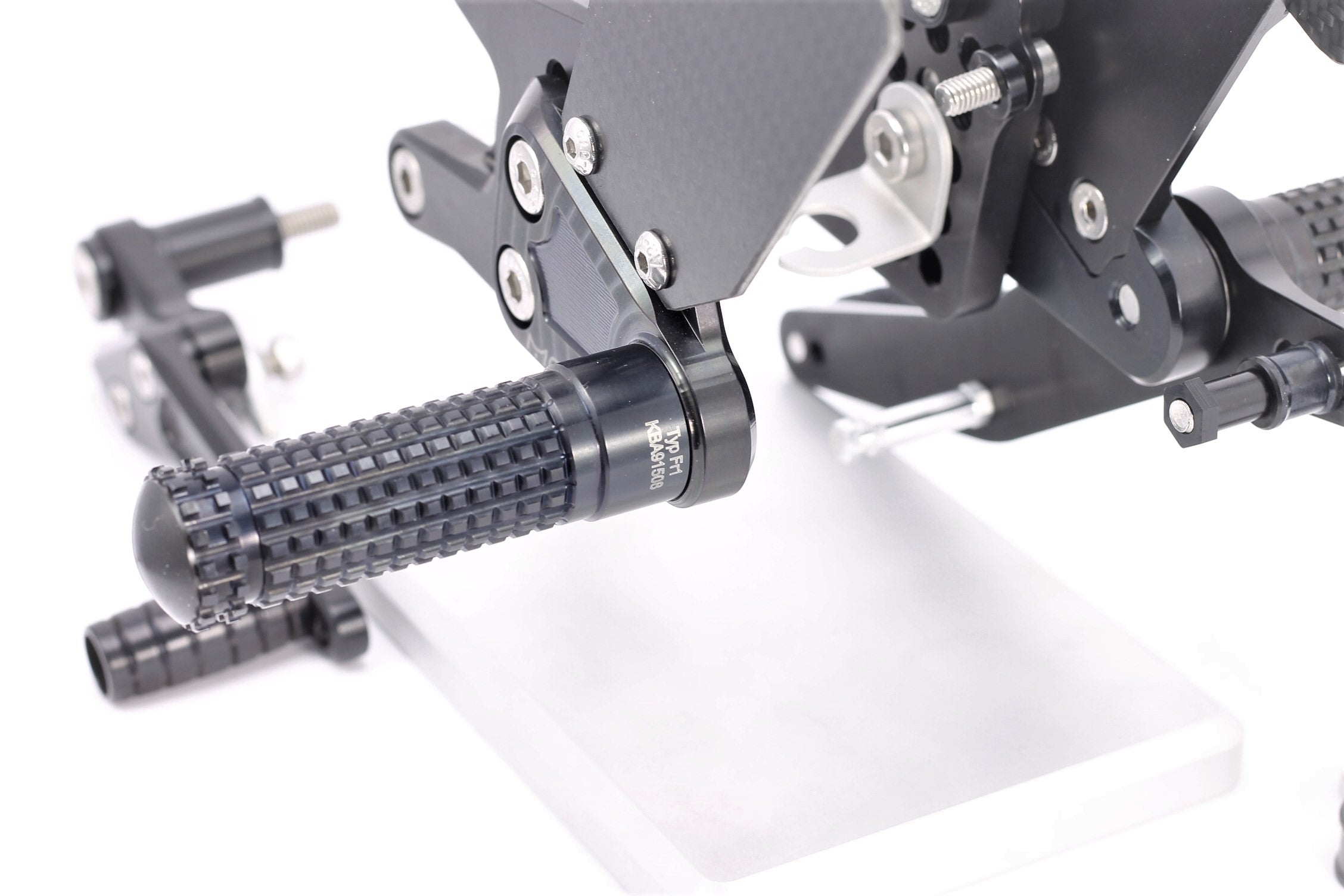 MG-Biketec footrest system with ABE for Honda CBR 600 RR 2007 - 2016