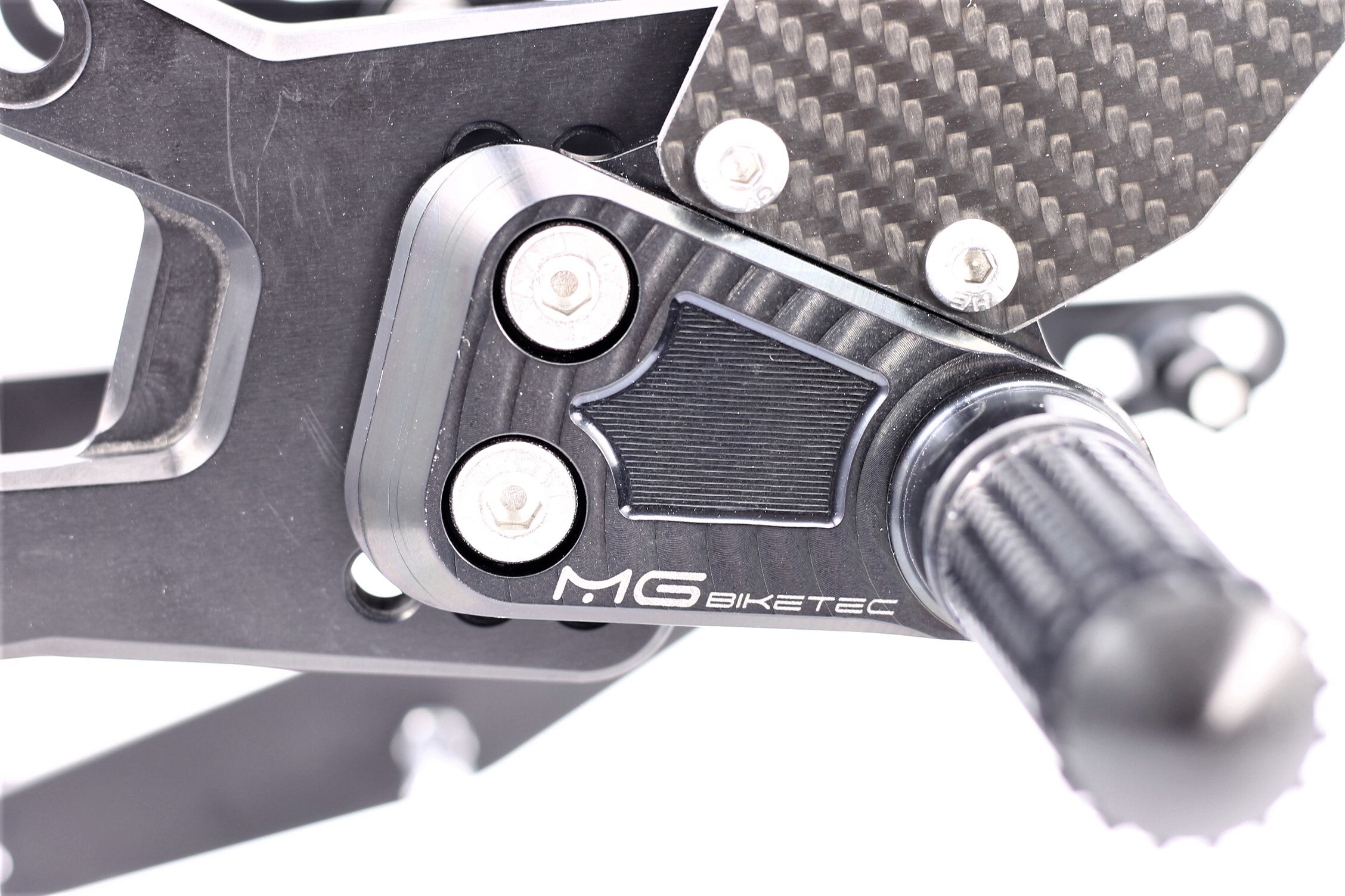 MG-Biketec footrest system with ABE for Honda CBR 600 RR 2007 - 2016