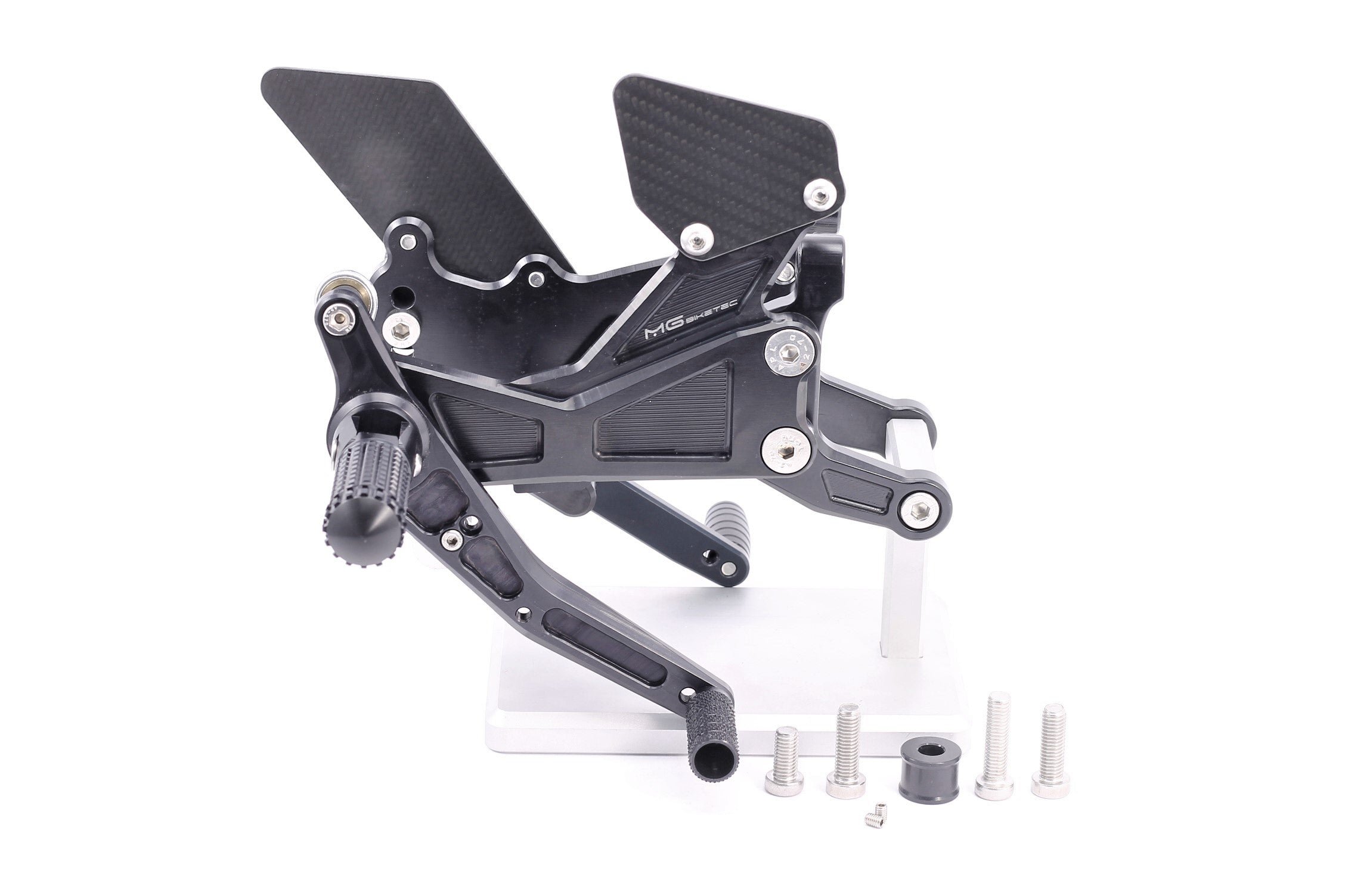 MG Biketec Fußrastenanlage mit ABE für Ducati Panigale V4 2021 - 2024