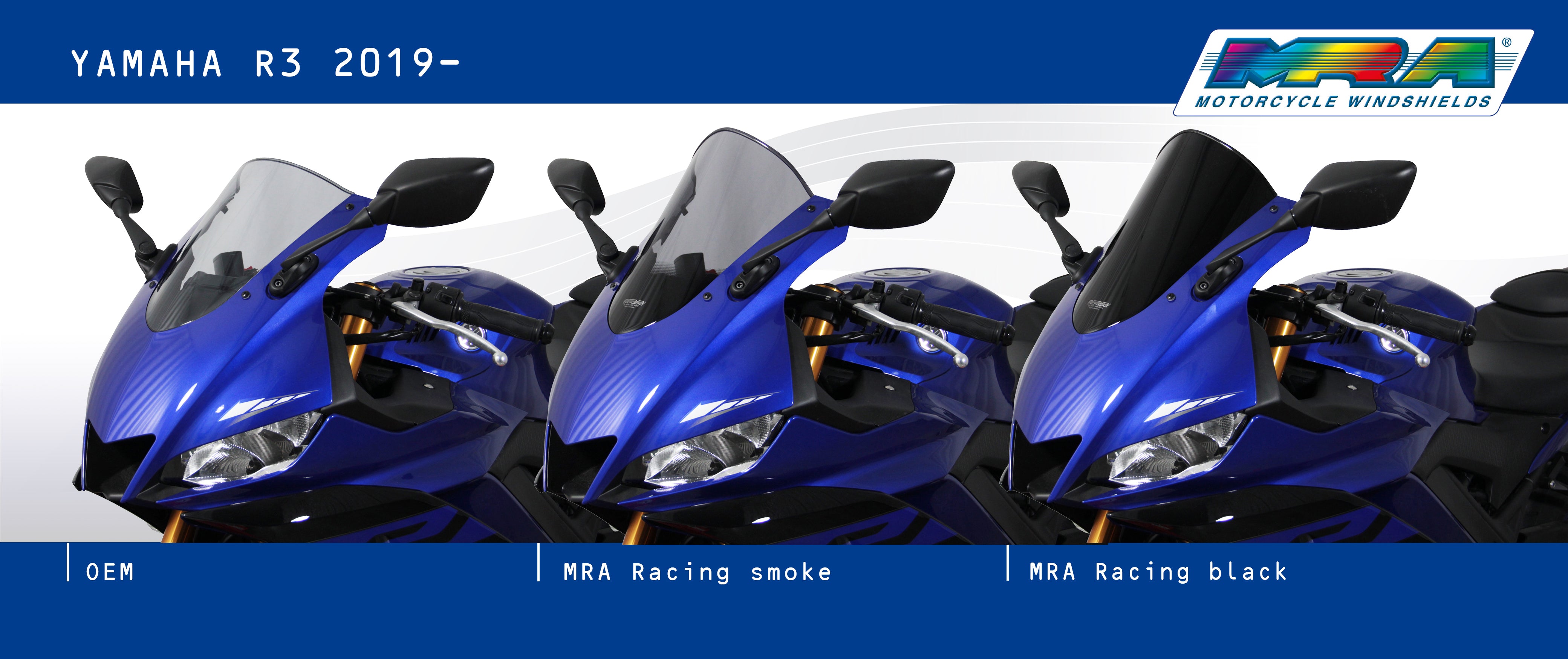 YZF-R3 - Racing screen "R" 2019- 
