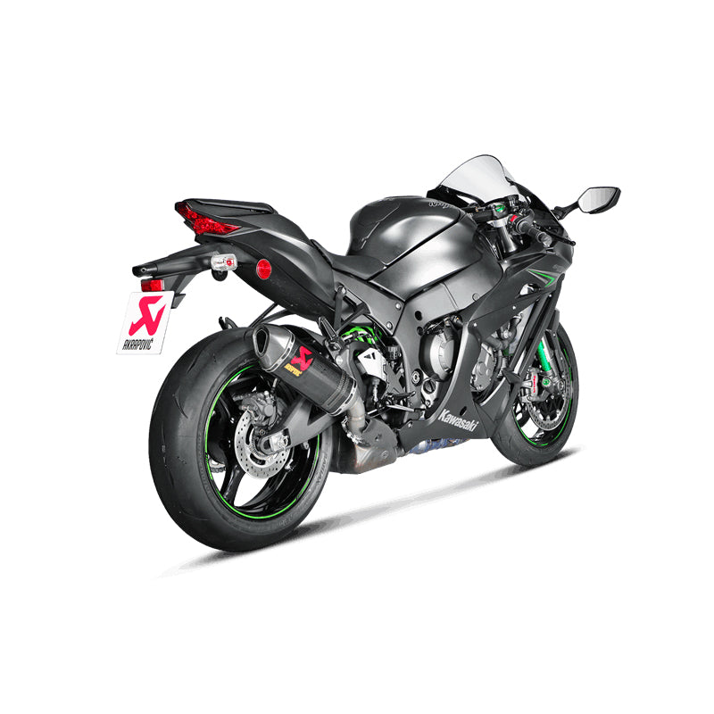 AKRAPOVIC SLIP-ON LINE (CARBON) AUSPUFF FÜR KAWASAKI NINJA ZX-10R, NINJA ZX-10R SE, ZX-10RR