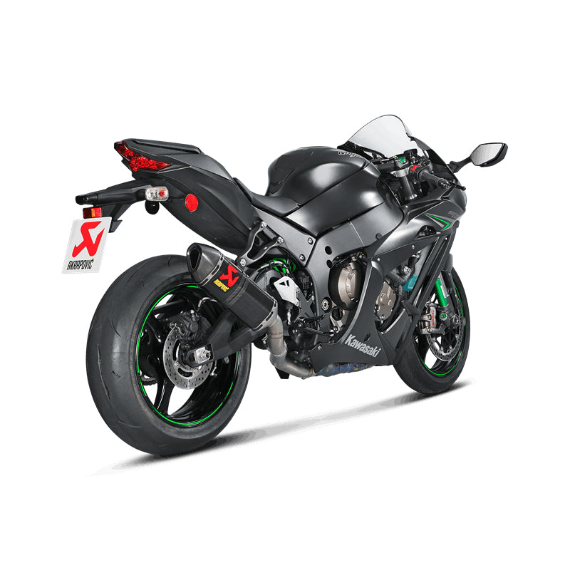 AKRAPOVIC SLIP-ON LINE (CARBON) AUSPUFF FÜR KAWASAKI NINJA ZX-10R, NINJA ZX-10R SE, ZX-10RR