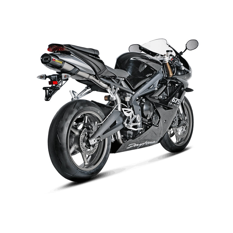AKRAPOVIC SLIP-ON LINE (TITANIUM) AUSPUFF FÜR TRIUMPH DAYTONA 675 2006-2012, DAYTONA 675R 2011-2012